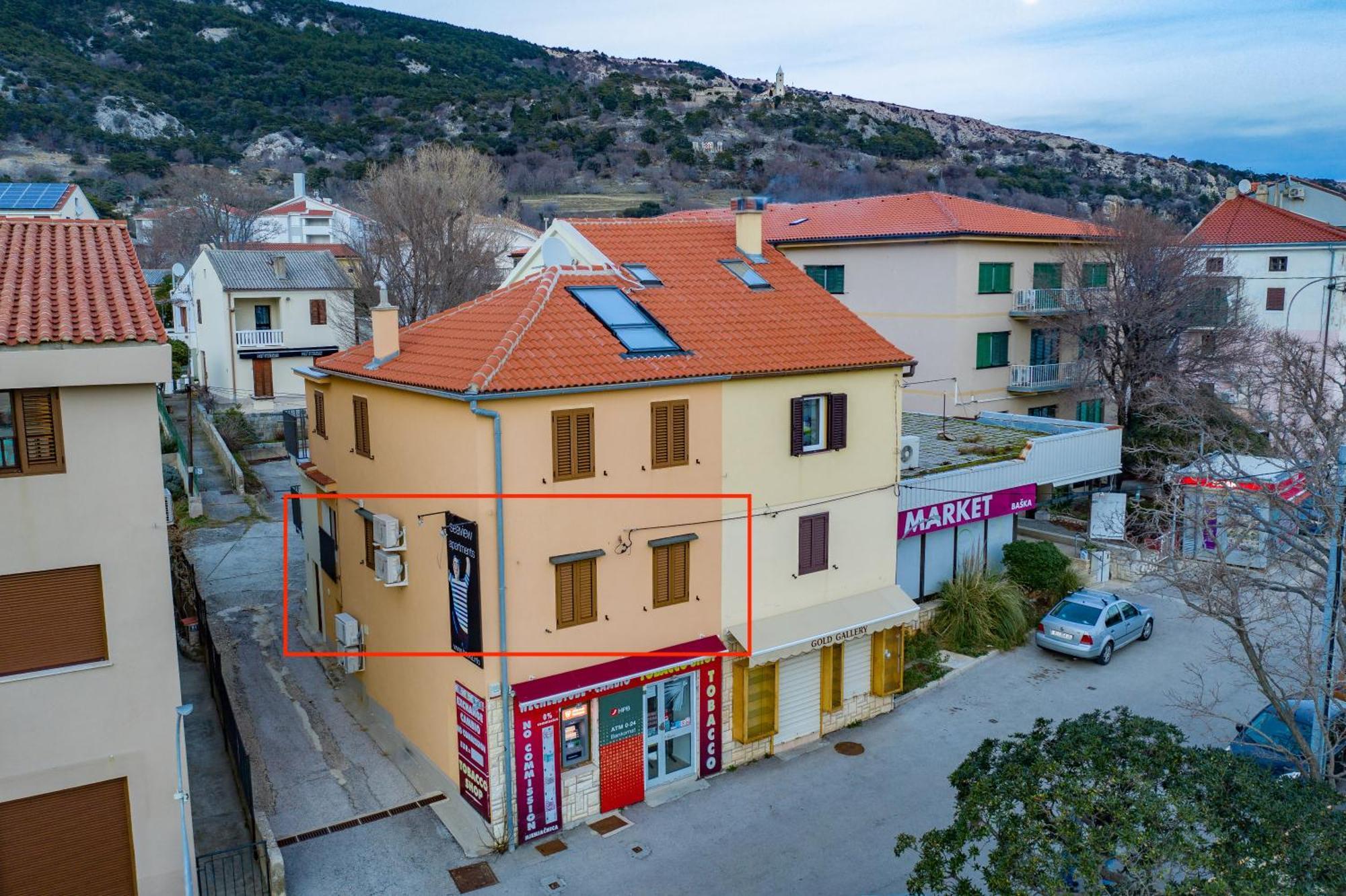 Seaview Apartments Baska 客房 照片
