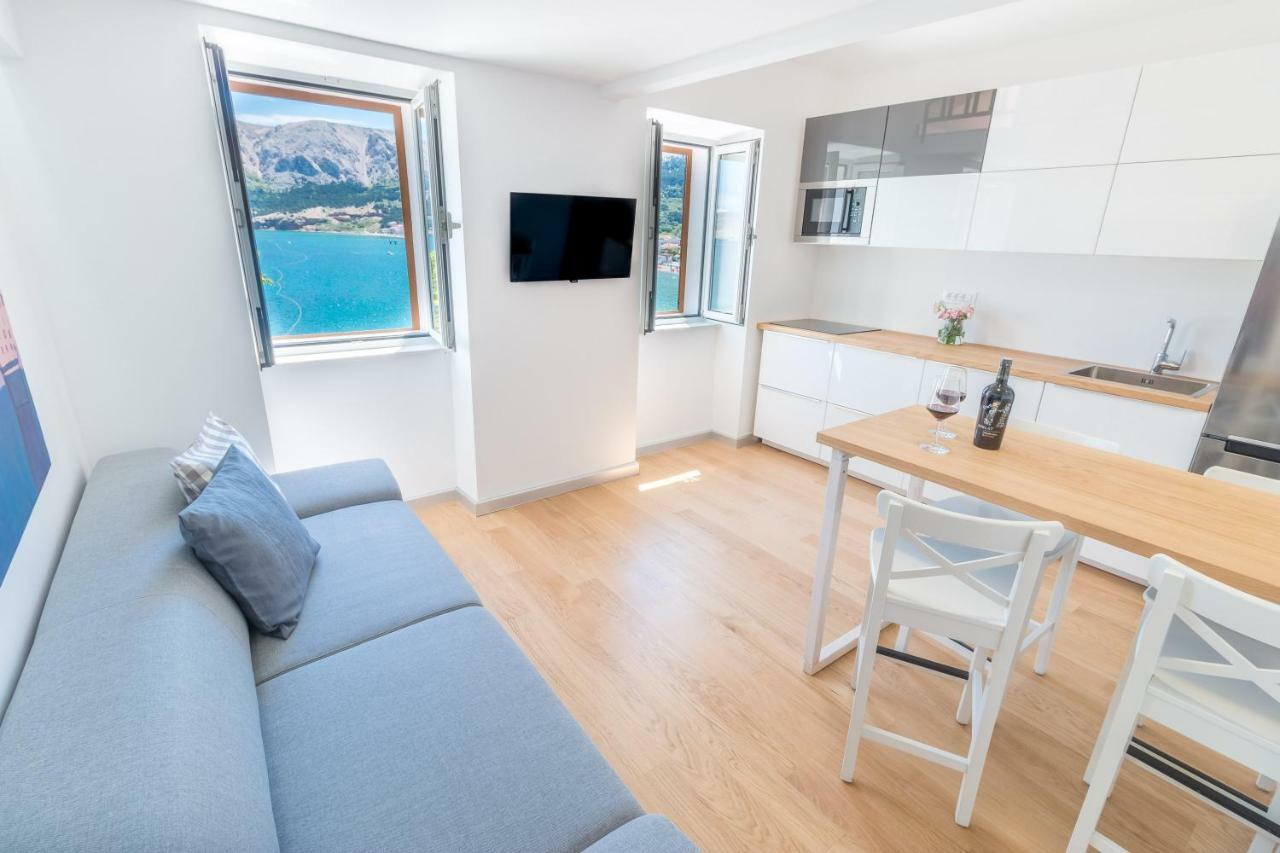 Seaview Apartments Baska 外观 照片
